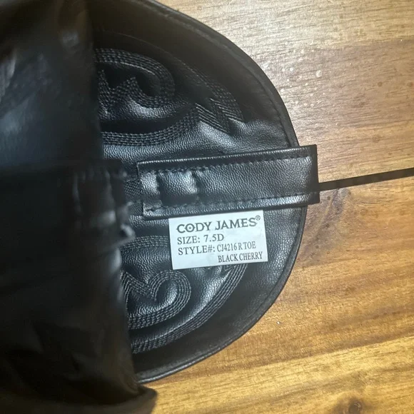 Men's Dark Brown Western Boots - Picture 6 of 6